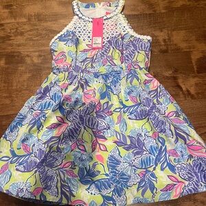 Lilly Pulitzer Vibrant Floral Kids Dress